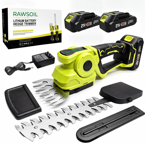 Rawearth - Cordless 2-in-1 Grass Shear & Shrub Trimmer