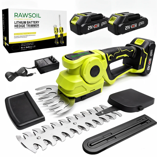 Rawearth - Cordless 2-in-1 Grass Shear & Shrub Trimmer